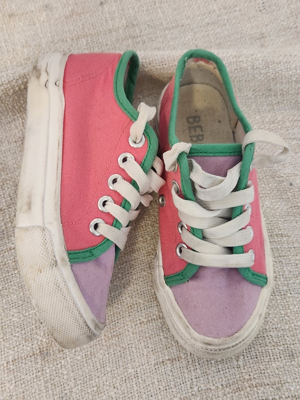 BEBO Girls Canvas Sneakers// Size 12 (Will Be Clean Before Shipping)